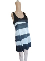 Karlie Womens Sleeveless Silk Sheath Pencil Dress Ruffled Sleeves Size Small