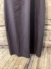 Black Halo Dress Womens 8 Halter Chain Link Fringe Deep Purple Zip Open Back