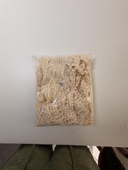 Solitaire Women’s Ivory Crochet Lace Stretch Dress by Ravi Khosla Size S