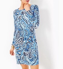 NWT Lilly Pulitzer Maddox Dress (Resort White Give It A Whirl) Size XL