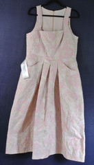 NEW/missing belt, Kay Unger Morgana Tea Length Dress Pink Size 14 #MD698