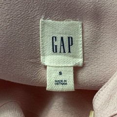 Gap Flutter Sleeve Button Front Side Pocket Midi Shirt Dress Women&rsquo;s Size Small