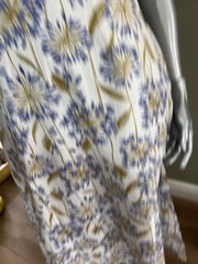 SEASALT Midi Dress Sky Beyond Agapanthus Lino Chalk UK 8 10 12 14 16 18 20 NEW