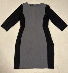 Talbots Dress Size 10 Black And Gray