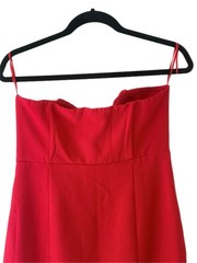 Atmos & Here Red Strapless Fitted Evening Gown AU 12 Formal Dress