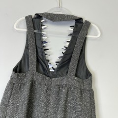 Anna Sui Tweed Jumper Dress Juniors Size 11 Large Glam