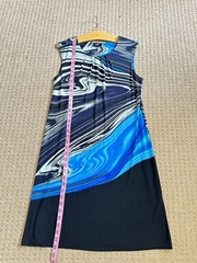 Wallis Abstract Paint Print Dress Uk M