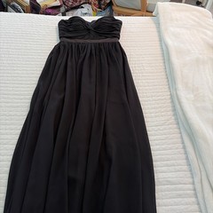 Light In The Box Sz S BlackStrapless Prom Evening Bridesmaid Dress