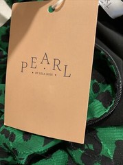 Pearl By Rose Emerald Multi Floral Jacquard Asymmetrical MIDI Dress, $545