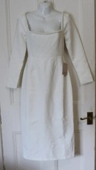 Odd muse Ultimate Muse Bridal long sleeve Midi Pearl Dress – size small – new
