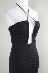 REISS NWT $345 Lana Plunge Neck Strappy Maxi Halter Evening Dress Size US 4