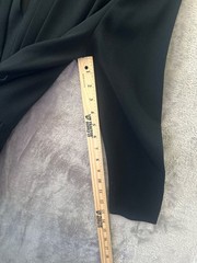 Vintage Rimini Neiman Marcus Woman’s size 6 V neck Black Dress with Flap/NO belt