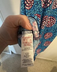 Hatley luna stretch blue patterned Mini dress Size small Great Condition