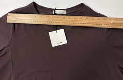 Kit and Kaboodal Brown Balloon Midi Dress Size 3 Lagenlook Cotton Stretch