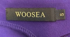 Sleeveless V Neck Split Mermaid Purple Evening Cocktail Long Dress, Urban Chic