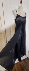 Cachet Women&rsquo;s Black Dress Size 8 Strappy Lined Cocktail Party Dress Sleeveless
