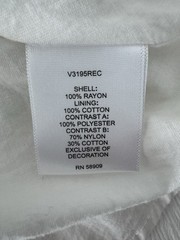 90s Chelsea and Violet White Cotton Dress/size Large