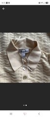 & Other Stories BNWT Cream Pointelle Midi Dress S 8