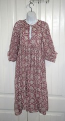 Daughters Of India Kyra Midi Dress MUSK Size XS