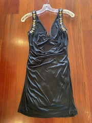 Kurt Thomas Black Embellished Cocktail Dress Size 0