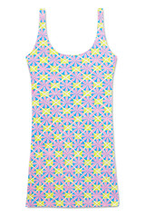 Women&rsquo;s Dress – Printed Dress – Mini Dress – Large – Jersey Cotton