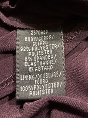 JS BOUTIQUE Sleeveless PLUM Sequin Embellish Ruched Fit & Flare Formal Dress 12P