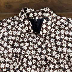 Anthropologie Women&rsquo;s Size Medium Star Print Mock Neck Swing Mini Dress