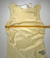 WAYF Isadora Open Cowl Back Cocktail Dress – Pale Yellow – XXL – NWT