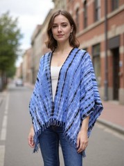 Outer Tie Dye, Cardigan, Jacket, Rayon Top
