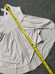 Free People FP Movement Women Size Small Smockin Hot Dress Romper Lavender NEW