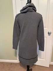 lululemon athletica On Repeat Charcoal Knit Mini Dress with removable collar