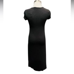 HATCH The Softest Rib Nursing Midi Dress Black Size 0 New