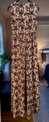 Everly Grey Valeria Amaryllis Dress Floral Pink Sleeveless Maxi Vacation M