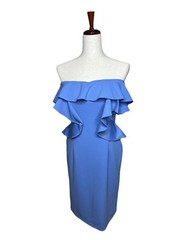Alexia Admor Women&rsquo;s Strapless Dress Style #D2772 Blue Sz 6 NWT Romantic Lined