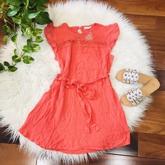 Women’s New🌿Lace Inset Short Dress M