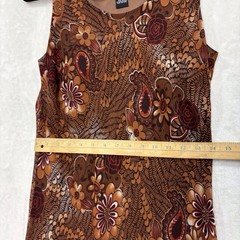Vintage Y2K Elementz Maxi Dress M Chiffon Sheer Floral Paisley Overlay Ruffle
