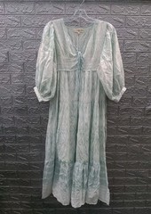 New Daughters Of India Women&rsquo;s Jasmine Maxi Dress Sea Mist Sz S (4-6)