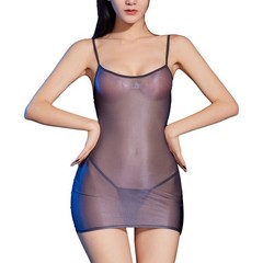 Sexy Women&rsquo;s Mesh Mini Dress Mesh Sheer Bodycon Lingerie Nightwear Clubwear
