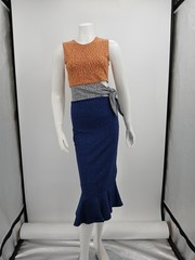 Opening Ceremony Midi Dress Size M Colorblock Y2K Summer Party