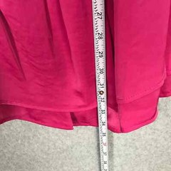 Steve Madden Dress Womens Small Pink Satin One Shoulder Tiered Flowy Silky Party