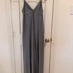 Draper James Blue Gingham Sleeveless Maxi Dress, Size Medium