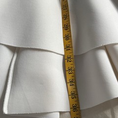 B DARLIN Black White Hi-Low Figure Skater Dress Sz 6 Party Cocktail Fit & Flare