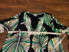 NWT Crown & Ivy Black/Green/White/Yellow Dress Size Xs Palm Leaf Hawaiian