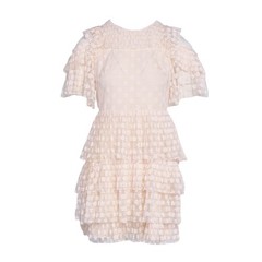 Sandro Women&rsquo;s Floral Embroidered Lace Dress Ecru FR 36 / US 4 S R20273H