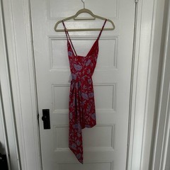 NWT Lovers and Friends Kamala Mini Dress in Red & Purple Floral Size XS