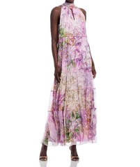 Johnny Was Riona Halter Maxi Silk Dress XL;NWT