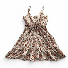 Goodnight Macaroon Cream Multicolor Floral Mini Dress Size S