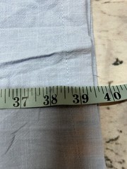 Button Front Dress With Pockets Linen Cotton Blend Large Midi