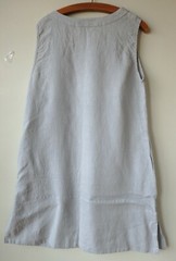FLAX Designs LINEN DRESS S & L NWT Marigold Layer GReY