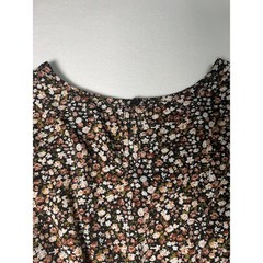 SHEIN Floral Flounce Sleeve Dress Multicolor Women&rsquo;s Large